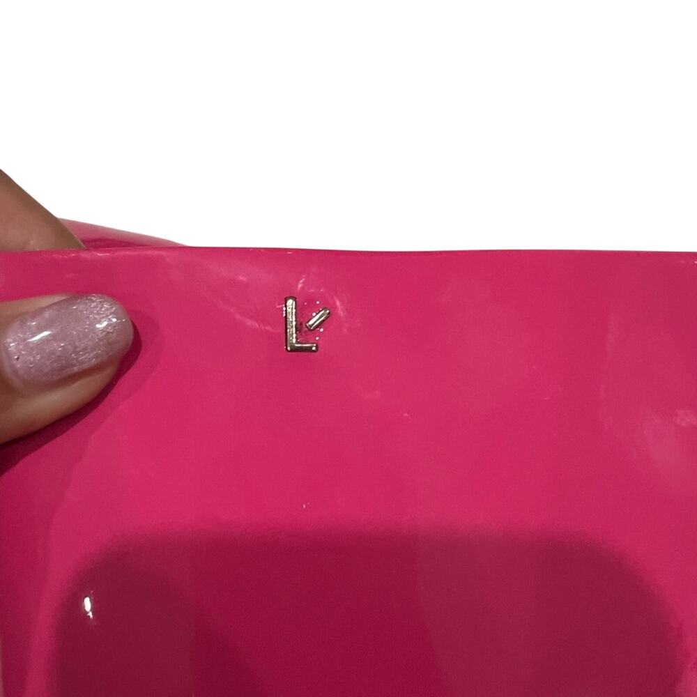 Larroude Dolly Boot in Pink Patent Leather - Picture 9 of 11